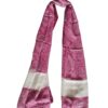 Pashimina indiana de cashmere estampa paisleys de bege e cereja