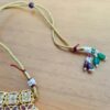 20231226_160147 Conjunto de semi joia clássica indiana Devi Ruby Choker