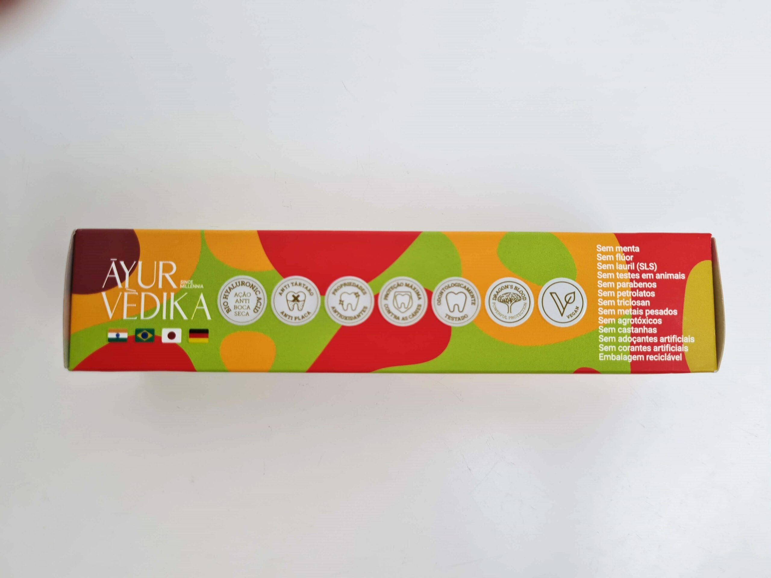 Creme Dental AYURVÈDIKA sabor Cinnamon sem flúor 100g