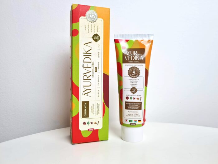 Creme Dental AYURVÈDIKA sabor Cinnamon sem flúor 100g