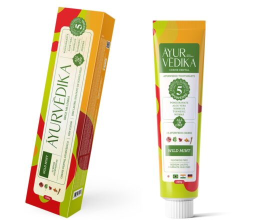 Creme Dental AYURVÈDIKA sabor Wild Mint sem flúor 100g