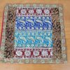 Capa de almofada indiana patchwork toda bordada mix de cores III