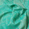 20240310_163314 Pashimina indiana de cashmere estampa paisleys verde turquesa