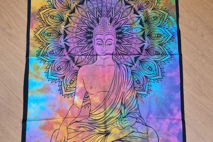 Painel de tecido Buda colorido 110cm