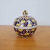 Mini porta joias Tailandês de porcelana pintado a mão