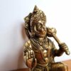 Hanuman estátua indiana de metal brass 16cm