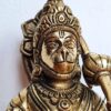 Hanuman estátua indiana de metal brass 16cm