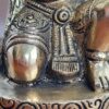 Hanuman estátua indiana de metal brass 16cm