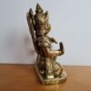 Hanuman estátua indiana de metal brass 16cm