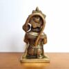 Hanuman estátua indiana de metal brass 16cm