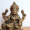 Lakshmi estatueta indiana de metal brass 8cm