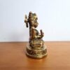 Lakshmi estatueta indiana de metal brass 8cm