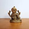 Lakshmi estatueta indiana de metal brass 8cm