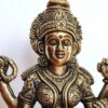 Estátua da Deusa Saraswati em metal brass 16cm
