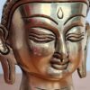 20240419_121640 Estátua Cabeça de Buda indiano de metal brass 11cm