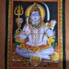 Panô decorativo de parede de Lord Shiva 110cm