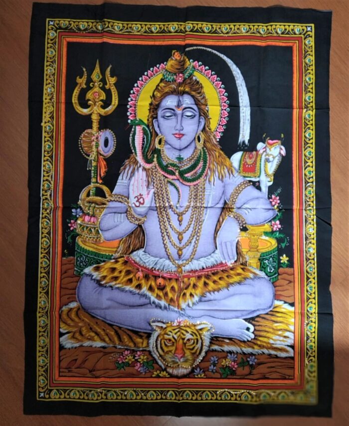Panô decorativo de parede de Lord Shiva 110cm