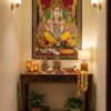 pan-decorativo-ganesha-india Panô de divindade decorativo de Ganesha clássico 110cm x 75cm
