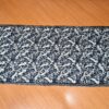 Xale de Cashmere Pashmina 100% bordado com fios de seda preto e cinza