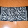Xale de Cashmere Pashmina 100% bordado com fios de seda preto e cinza
