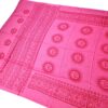 Chadar indiano (manto de oração) de OM e mantras rosa médio