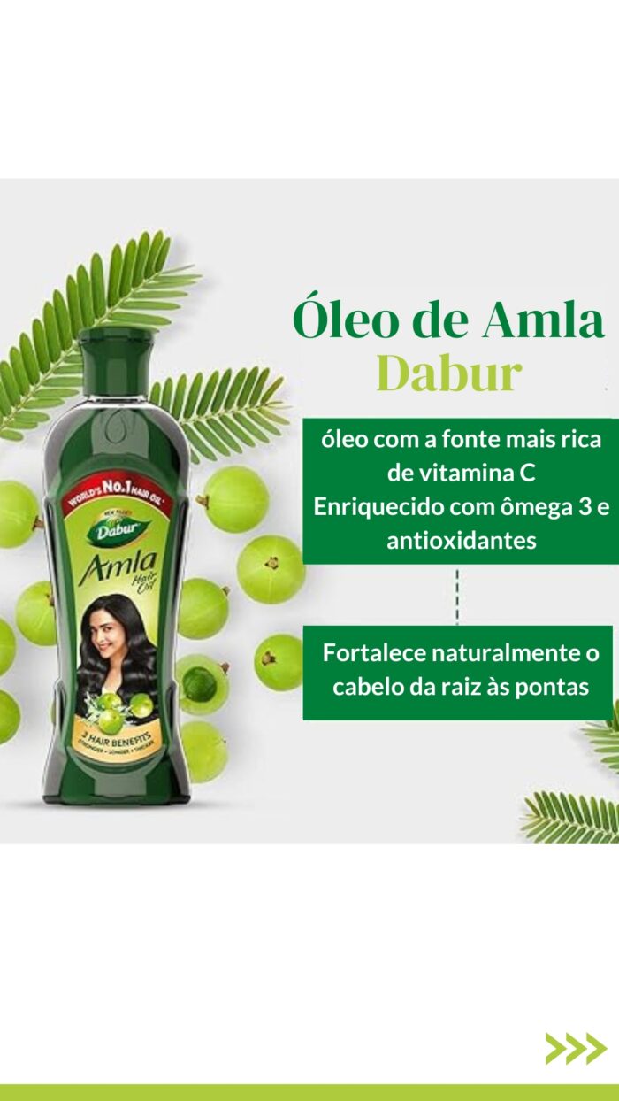 Óleo para cabelo Dabur Amla 63ml