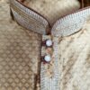 Conjunto completo de vestuário para noivo em casamentos indianos ocre e marrom