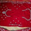 Vestuário completo de noiva indiana luxo Lehenga Choli Dupatta vermelho e dourado