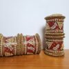 Chooda conjunto de pulseiras luxuosas para noivas em casamentos indianos