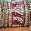 Chooda conjunto de pulseiras luxuosas para noivas em casamentos indianos