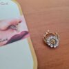 20240719_132629 Nose ring floral dourado com pedras strass