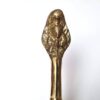 Sino de metal dourado em brass com imagem de Hanuman 9cm