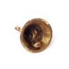 Sino de metal dourado em brass com imagem de Hanuman 9cm