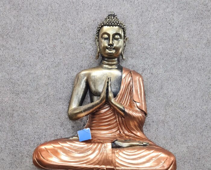 Estátua de Buda tailandês pintura especial 49cm