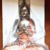 Estátua de Buda tailandês pintura especial 49cm