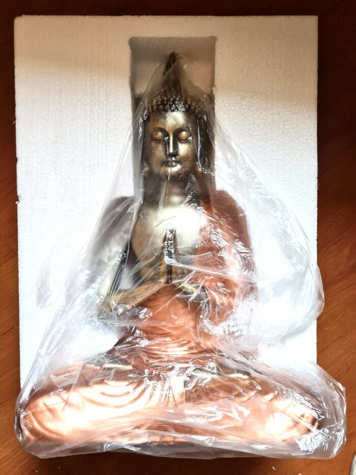 Estátua de Buda tailandês pintura especial 49cm