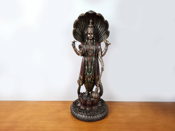 Estátua do Deus Vishnu da Veronese Design 32cm