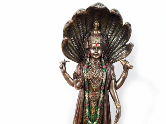Estátua do Deus Vishnu da Veronese Design 32cm