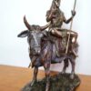 Estátua de Deus Shiva e Nandi 22cm by Veronese Design