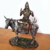Estátua de Deus Shiva e Nandi 22cm by Veronese Design