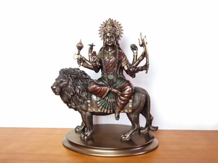 Estátua de Deusa Durga no Dawon 26cm by Veronese Design