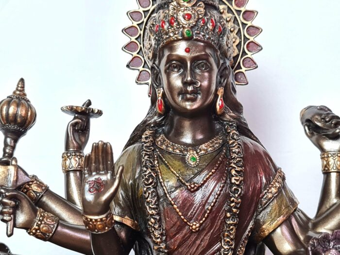 Estátua de Deusa Durga no Dawon 26cm by Veronese Design