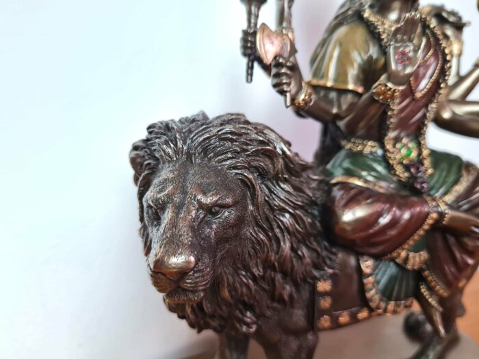 Estátua de Deusa Durga no Dawon 26cm by Veronese Design