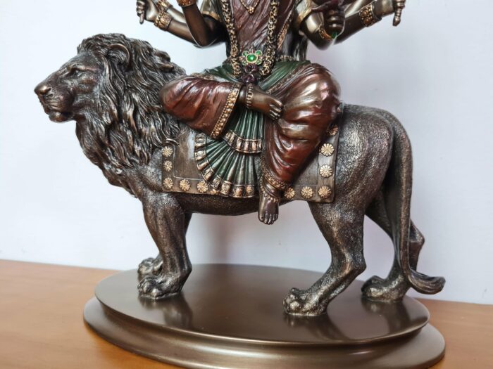 Estátua de Deusa Durga no Dawon 26cm by Veronese Design