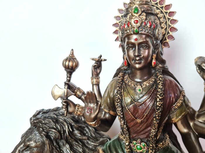 Estátua de Deusa Durga no Dawon 26cm by Veronese Design