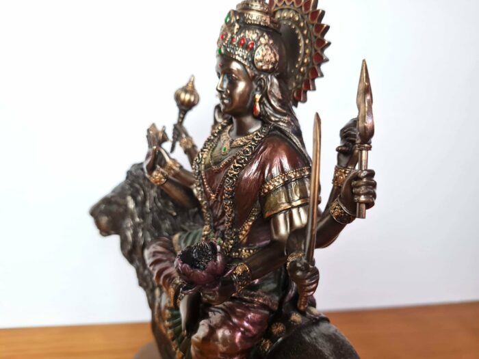 Estátua de Deusa Durga no Dawon 26cm by Veronese Design