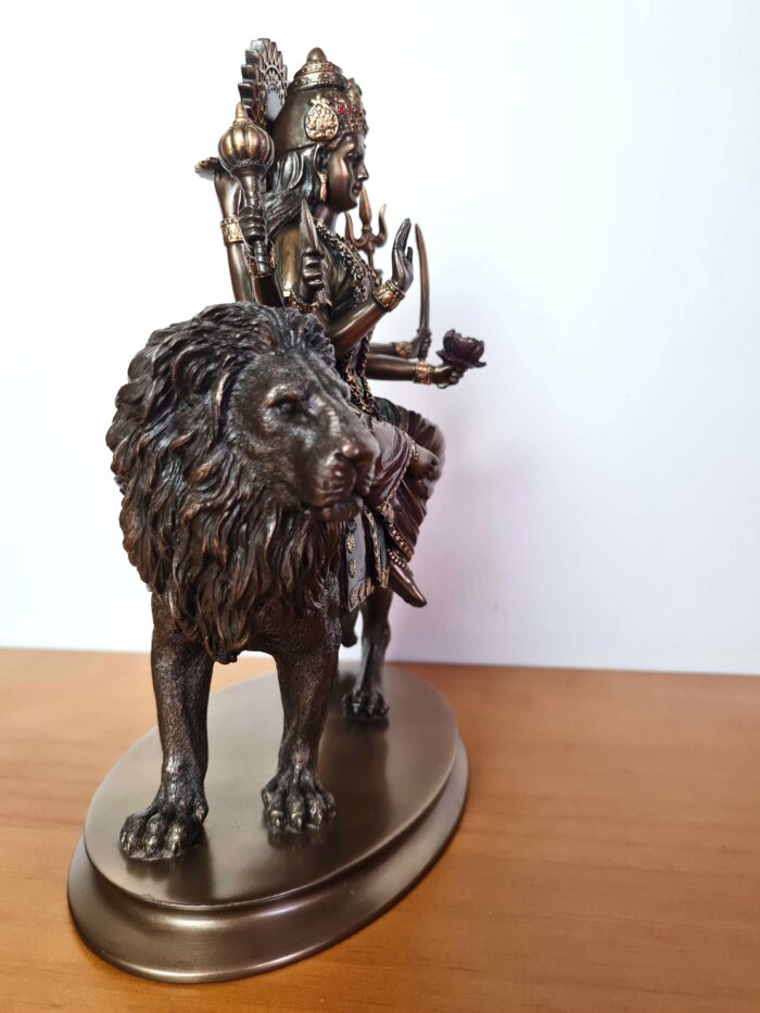 Estátua de Deusa Durga no Dawon 26cm by Veronese Design