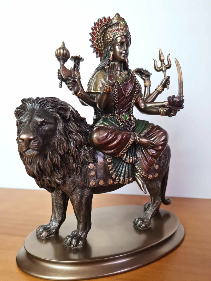 Estátua de Deusa Durga no Dawon 26cm by Veronese Design