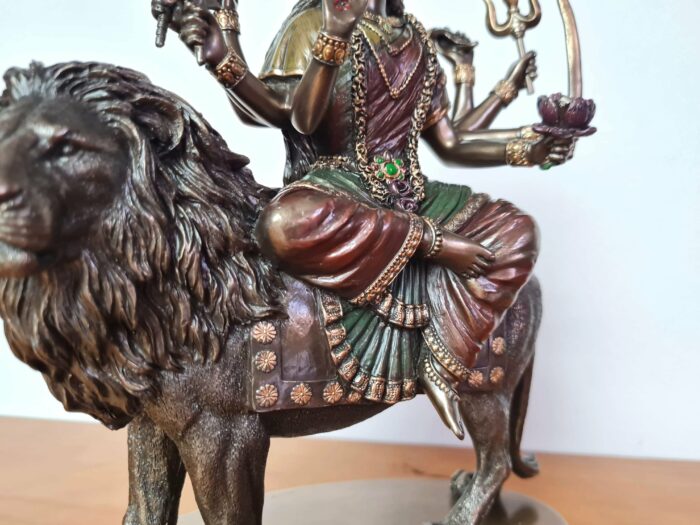 Estátua de Deusa Durga no Dawon 26cm by Veronese Design