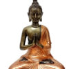 Estátua de Buda tailandês pintura especial 49cm